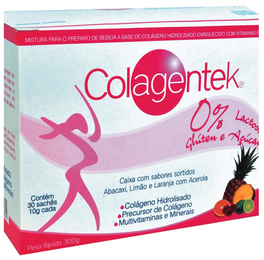 Vitafor - Colagentek 300 gramas (30 sachês de 10 gramas)